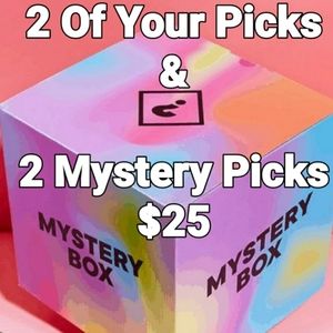 Mystery Box with 2 of your picks & 2 Mystery